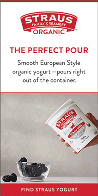 Straus Family Creamery yogurt advert