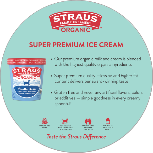 Straus Family Creamery Window Cling 1