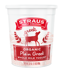 Straus Family Creamery old Yogurt Packaging