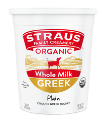 Straus Family Creamery new Yogurt Packaging