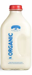 Straus Family Creamery old milk packaging