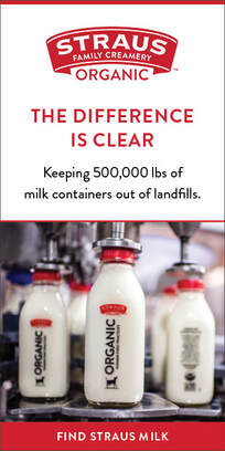 Straus Family Creamery milk advert