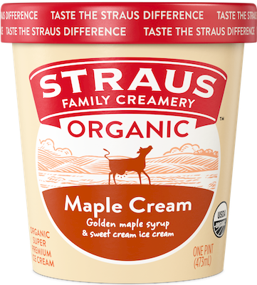 Straus Family Creamery Maple Cream Ice Cream
